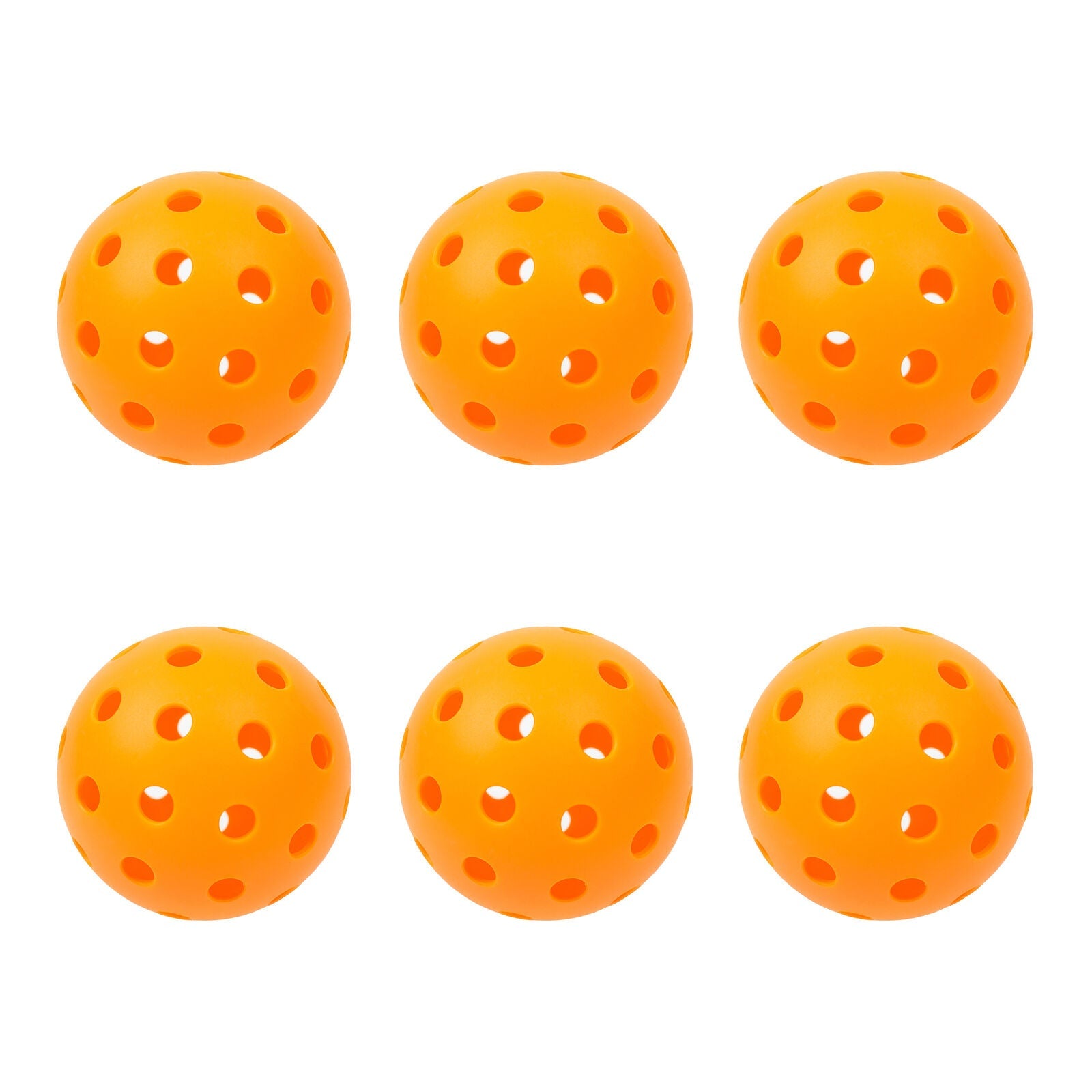 Precision Aerodynamic 40 Hole Design Pickleball Ball - 6 pack