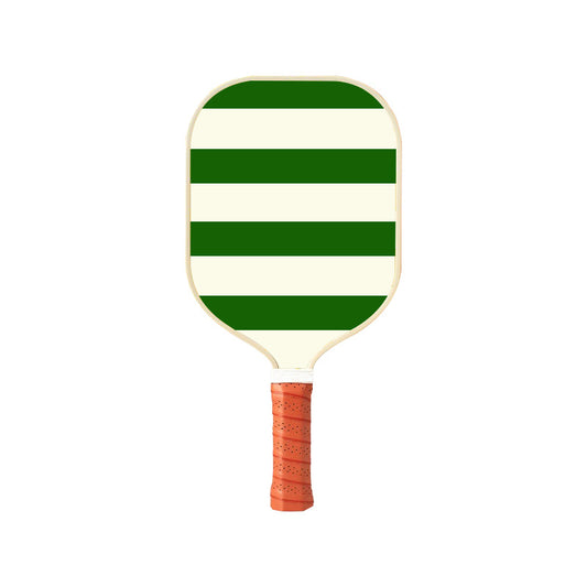 Style 2 White And Green T700 Carbon Fiber & Fiberglass Pickleball Paddle - Lightweight 220g with Anti-Slip TPU Grip for Training & Competition