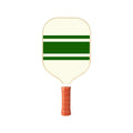 Style 3 White And Green T700 Carbon Fiber & Fiberglass Pickleball Paddle - Lightweight 220g with Anti-Slip TPU Grip for Training & Competition