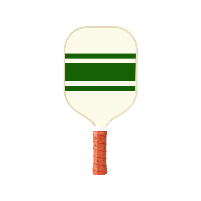 Style 3 White And Green T700 Carbon Fiber & Fiberglass Pickleball Paddle - Lightweight 220g with Anti-Slip TPU Grip for Training & Competition