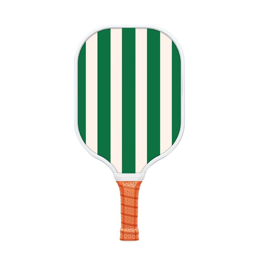 Style 4 White And Green T700 Carbon Fiber & Fiberglass Pickleball Paddle - Lightweight 220g with Anti-Slip TPU Grip for Training & Competition