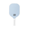 Light Blue Fiberglass Pickleball Paddle - Lightweight 215g with Anti-Slip TPU Grip for Outdoor Sports