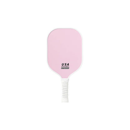 Pink Fiberglass Pickleball Paddle - Lightweight 215g with Anti-Slip TPU Grip for Outdoor Sports