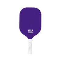 Purple Fiberglass Pickleball Paddle - Lightweight 215g with Anti-Slip TPU Grip for Outdoor Sports