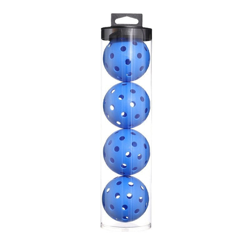 2 Tubes Blue Outdoor Pickleball Balls 4-Pack - Durable 40-Hole Design with Carry Tube(8 balls in total)