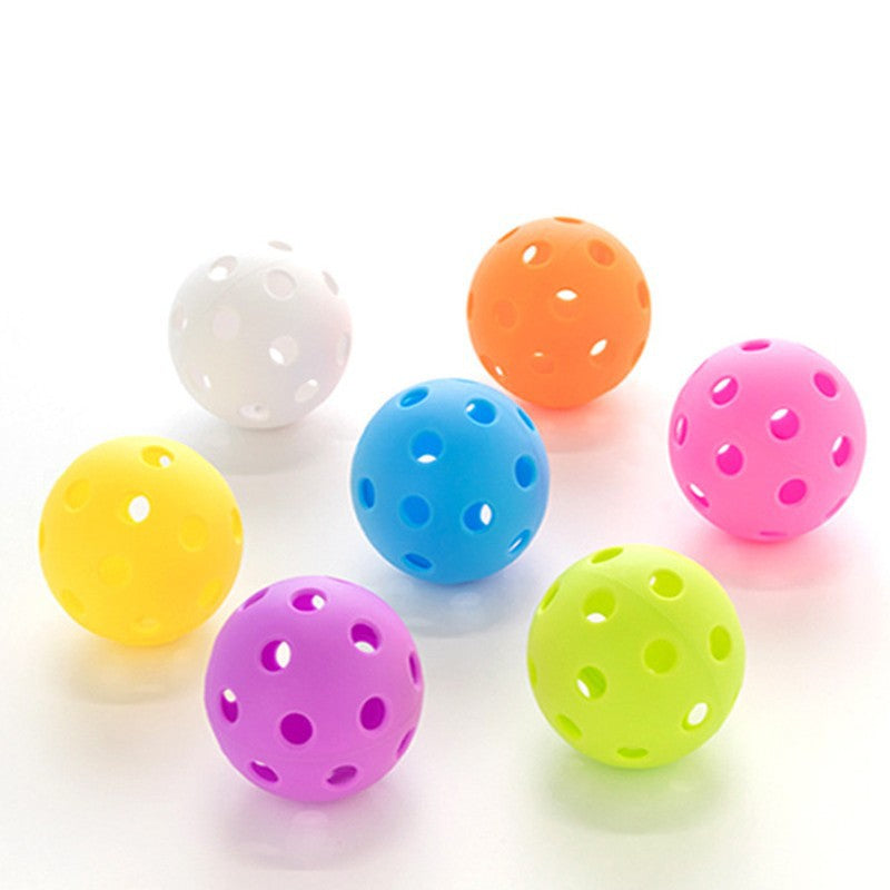 2 Tubes Pink Outdoor Pickleball Balls 4-Pack - Durable 40-Hole Design with Carry Tube(8 balls in total)