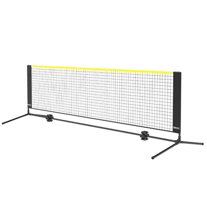 VEVOR Badminton Net, Height Adjustable Volleyball Net, 10ft Wide Foldable Pickleball Net, Portable Easy Setup Tennis Net Set with Poles, Stand and Carry Bag, for Kids Backyard Game Indoor Outdoor Use